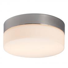  612312CH-113EB - Flush Mount Ceiling Light - in Polished Chrome finish with Satin White Glass