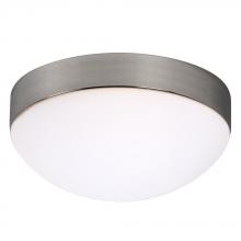  615352CH - 2-Light Flush Mount - Chrome with Satin White Glass