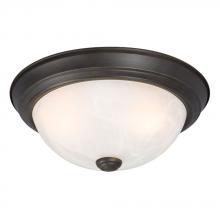  L625031ORB010A1 - LED Flush Mount Ceiling Light - in Oil Rubbed Bronze finish with Marbled Glass