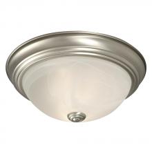  625031PT - Flush Mount - Pewter w/ Marbled Glass