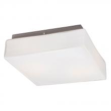  633500BN-213EB - Flush Mount Ceiling Light - in Brushed Nickel finish with Satin White Glass