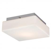  633501CH-113NPF - Flush Mount Ceiling Light - in Polished Chrome finish with Satin White Glass