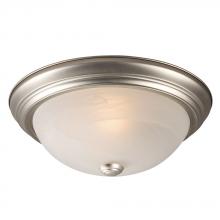  635032PT 213EB - Flush Mount Ceiling Light - in Pewter finish with Marbled Glass