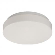  650100-113EB - Flush Mount Ceiling Light or Wall Mount Fixture - in White finish with White Acrylic Lens