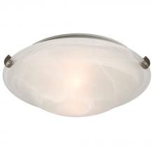  680112MB-PT/PL - Flush Mount Ceiling Light - in Pewter finish with Marbled Glass