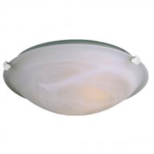  680116MB-WH226E - Flush Mount Ceiling Light - in White finish with Marbled Glass