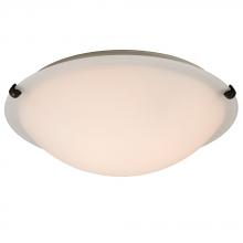  L680116WO031A1 - LED Flush Mount Ceiling Light - in Oil Rubbed Bronze finish with White Glass