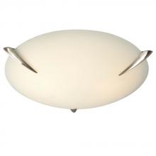  L680231BN016A1 - LED Flush Mount Ceiling Light - in Brushed Nickel finish with Satin White Glass