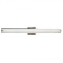  710738BN - 36-3/8"W Vanity Light - Brushed Nickel with Frosted Glass 1x21W T5