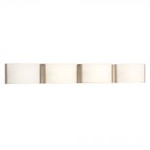  L712759BN048A1 - LED 4-Light Bath & Vanity Light - in Brushed Nickel finish with Satin White Glass