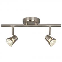  755592BN - Two Light Halogen Track - Brushed Nickel