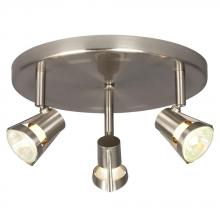  755599BN - Three Light Halogen Monopoint - Brushed Nickel