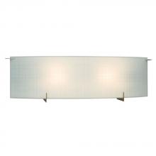  790515PT-213NPF - 2-Light Bath & Vanity Light - in Pewter finish with Frosted Linen Glass