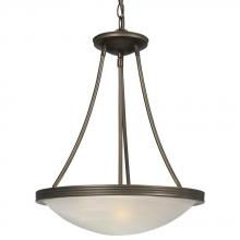  811480ORB - Pendant - Oil Rubbed Bronze w/ Marbled Glass