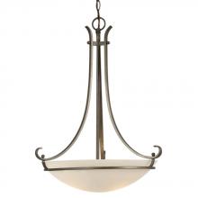  814024IRN - Pendant - Iron w/ Satin White Glass