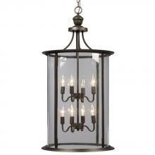  912302ORB - Pendant - Oil Rubbed Bronze with Clear Glass