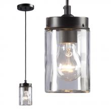  919854ORB - 1-Light Mini-Pendant - in Oil Rubbed Bronze finish with Clear Glass Shade