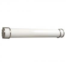  921236BN-HPF - Fluorescent Vanity Light - Brushed Nickel w/ Satin White Acrylic Lens (Electronic Ballast)