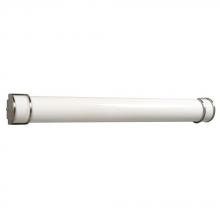  921248BN-HPF - Fluorescent Vanity Light - Brushed Nickel w/ Satin White Acrylic Lens (Electronic Ballast)