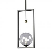  924764BK - Mini Pendant BK w/6", 12" & 18" Ext. Rods