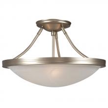  ES660480PT - Semi-flush Mount Ceiling Light - in Pewter finish with Marbled Glass