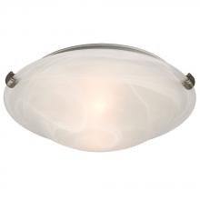  ES680112MB-PTR - Flush Mount Ceiling Light - in Pewter finish with Marbled Glass