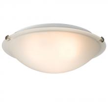  ES680116FR-PTR - Flush Mount Ceiling Light - in Pewter finish with Frosted Glass