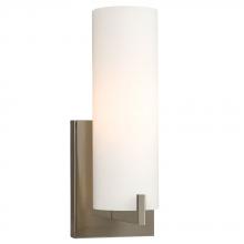  ES710691BN - 1-Light Bath & Vanity Light - in Brushed Nickel finish with Satin White Glass