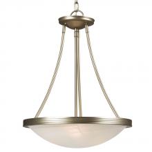  ES811480PT - Pendant - in Pewter finish with Marbled Glass