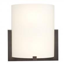  L212430OR012A1 - LED Wall Sconce - in Oil Rubbed Bronze with Frosted White Glass