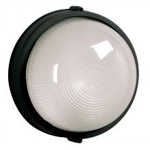  L305111BK010A1 - LED Outdoor Cast Aluminum Marine Light - in Black finish with Frosted Glass (Wall or Ceiling Mount)