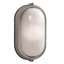  L305113SA012A1 - LED Outdoor Cast Aluminum Marine Light - in Satin Aluminum finish with Frosted Glass (Wall or Ceilin