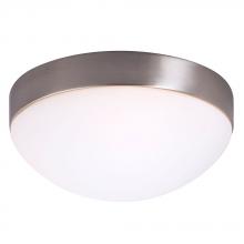  L615352BN010A1 - LED Flush Mount Ceiling Light - in Brushed Nickel finish with Satin White Glass