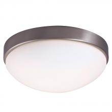  L615353BN016A1 - LED Flush Mount Ceiling Light - in Brushed Nickel finish with Satin White Glass