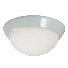  L626101WH010A1 - LED Flush Mount Ceiling Light - in White finish with White Glass