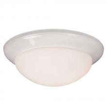  L626102WH016A1 - LED Flush Mount Ceiling Light - in White finish with White Glass