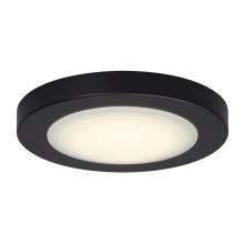  L646030BK - 6" LED Slimline Surface Mount - in Black finish with Polycarbonate Lens (AC LED, Dimmable, 3000K