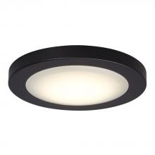  L646130BK - 7.5" LED Slimline Surface Mount - in Black finish with Polycarbonate Lens (AC LED, Dimmable, 300