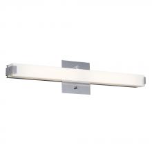  L722862CH - AC LED Vanity Chrome with Glossy White Acrylic Lens Dimmable