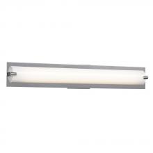  L722882CH - Dimmable 120V AC LED Vanity Chrome with White Glass