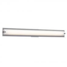  L722883CH - Dimmable 120V AC LED Vanity Chrome with White Glass