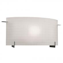  L790501PT012A1 - LED 1-Light Bath & Vanity Light - in Pewter finish with Frosted Checkered Glass