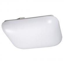  L941111WH016A1 - LED Flush Mount Ceiling Light / Square Cloud Light - in White finish with White Acrylic Lens (Fluore