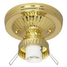  H-615200PB - Ceiling Fixture Holder - Polished Brass