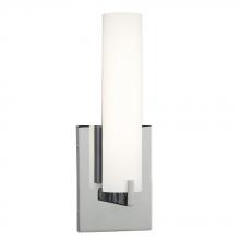  L219460CH - LED Wall / Vanity Light - in Polished Chrome finish with Satin White Glass (Dimmable, 3000K)