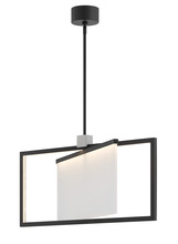  32504BLK - Medium Adjustable Single Tier Chandelier