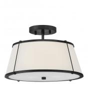  4893BK - Medium Semi-Flush Mount