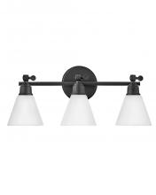  51183BK - Medium Adjustable Three Light Vanity