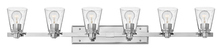  5556CM-CL - Extra Large Six Light Vanity