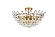  1105F20BR - Emilia 20 Inch Flush Mount in Brass